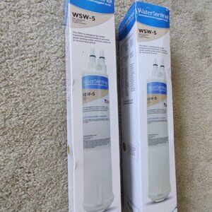 2 Sentinel Refrigerator Replacement Water Filters WSW-5 Whirlpool Kenmore PUR